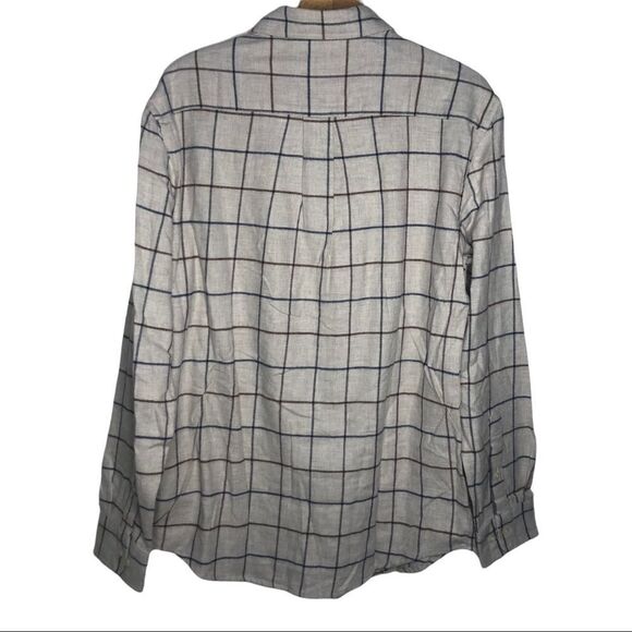 CROFT & BARROW Flannel Shirt, Tan/Beige Size M NWT - Picture 2 of 7